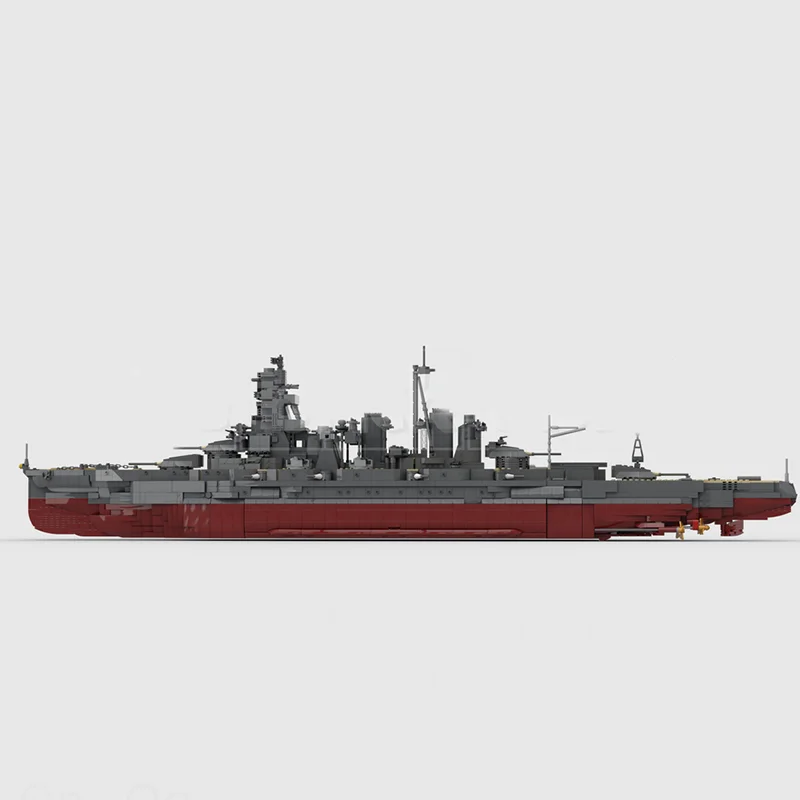 Japanese Navy Firepower Ship Model Moc Building Blocks Battleship Kongo Model Technology Brick Assembly Construction Toys Gift view 3