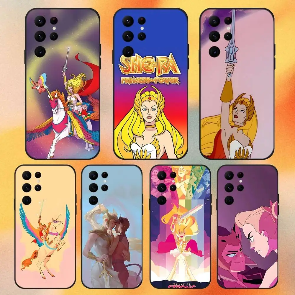 Чехол для телефона She Ra Princess Of Power для Samsung S 25,24,23,22,30,21,10,9,Ultra,Plus,Lite,FE,4,5G, черный мягкий чехол Чехол для телефона She Ra Princess Of Power для Samsung S 25,24,23,22,30,21,10,9,Ultra,Plus,Lite,FE,4,5G, черный мягкий чехол
