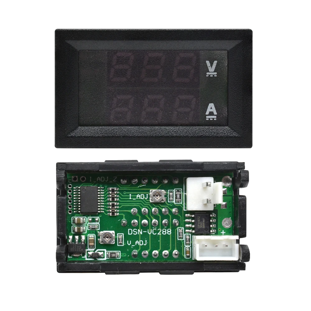 Mini Digital Voltmeter Ammeter DC 0-100V 50A Amp Volt Voltage Current Meter Detector Tester 0.28