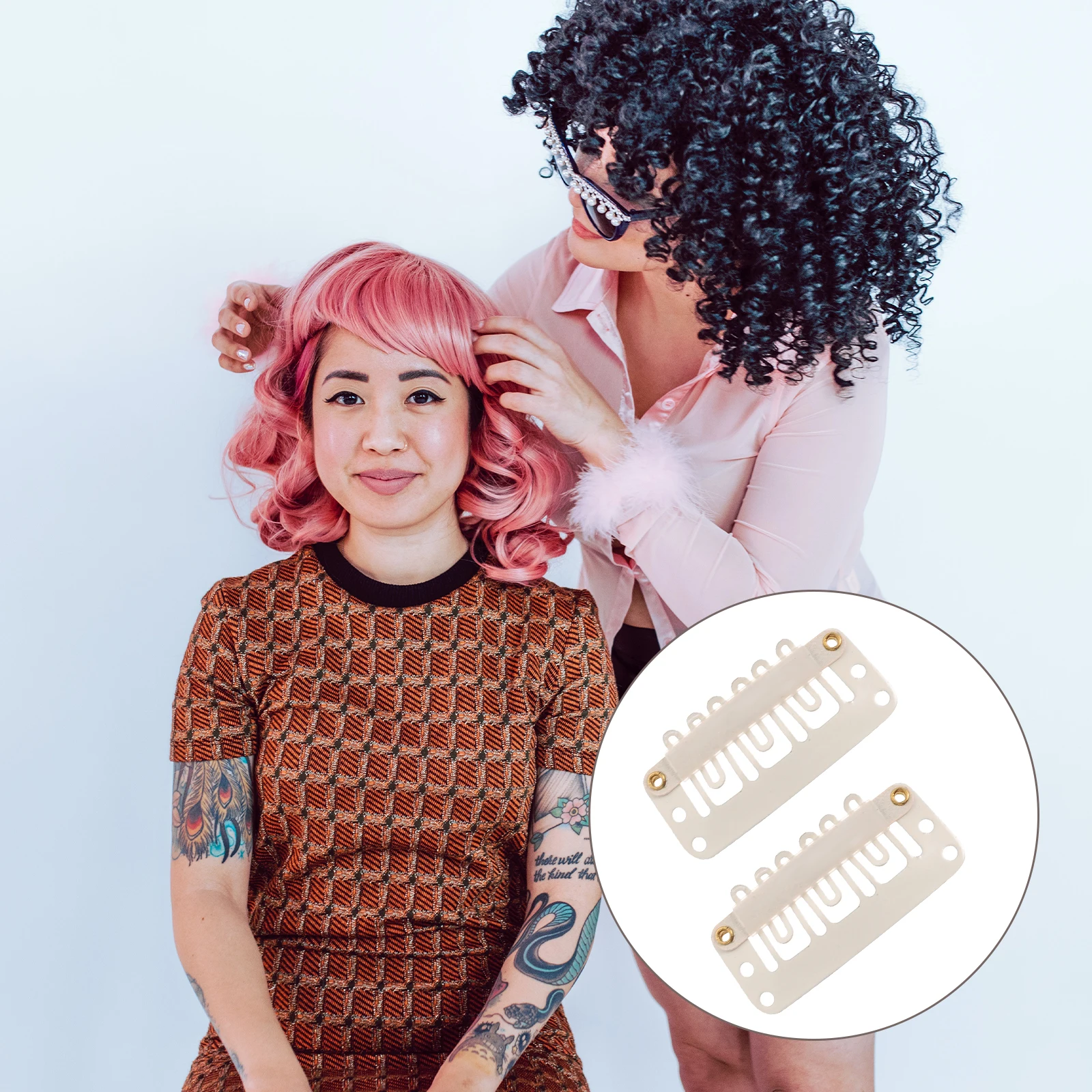 

60 шт., зажимы для наращивания волос, прочные зажимы для наращивания волос, шиньон, аксессуары для фиксации шляпы, зажим