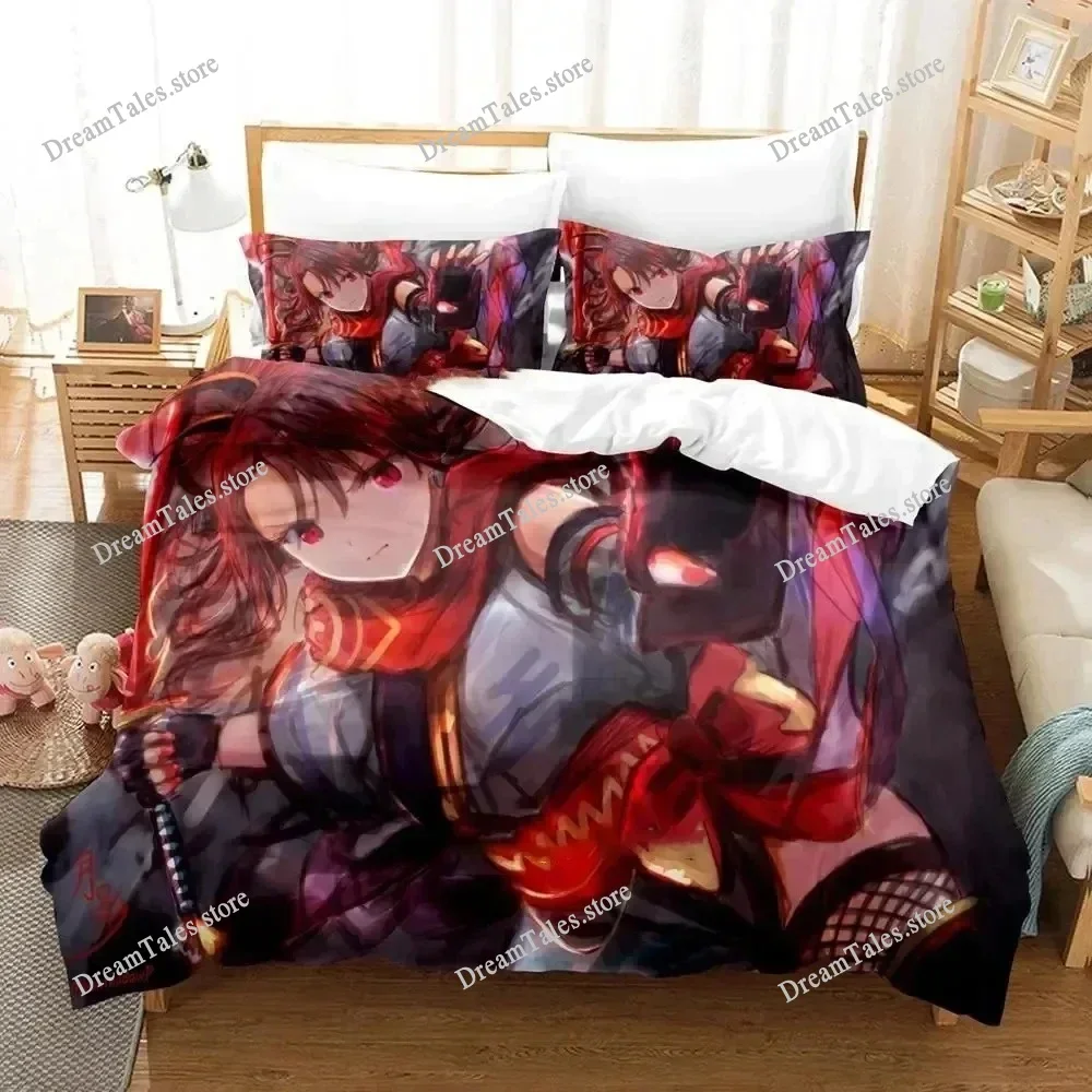 

Комплект постельного белья с 3D-печатью по мотивам аниме Revue Starlight для мальчиков, размеры Twin и Queen, пододеяльник, наволочка, для детей и взрослых, домашний текстиль 741