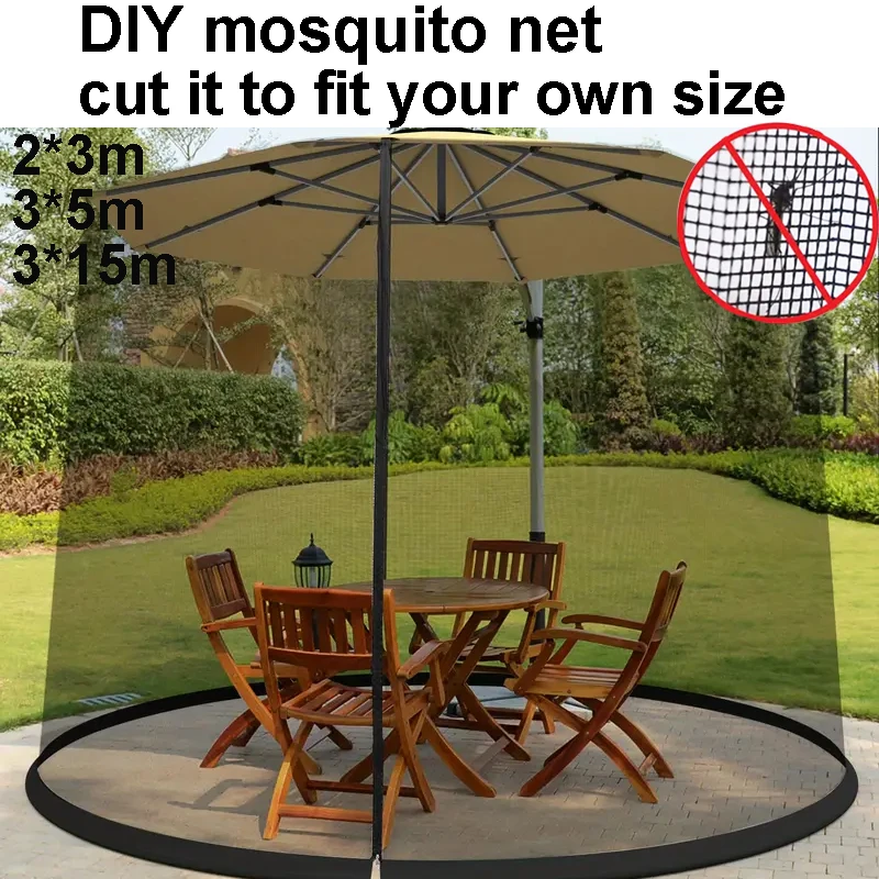 2*3m 3*5/15m DIY Mosquito Nets Outdoor Camp Huntting Garden Dormitory Tent Picnic Camping Cut Fit Size Mosquito Net Netting