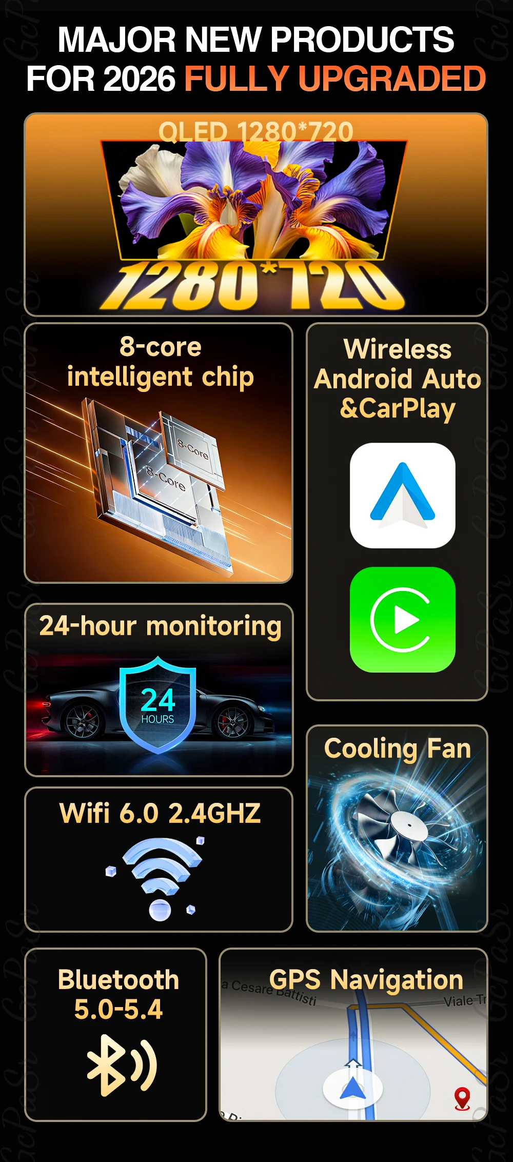 Car Radio Autoradio Carplay Android For Volkswagen VW Touareg 2002 - 2012 GPS Navigation Video Multimedia Player 5G Touch Screen