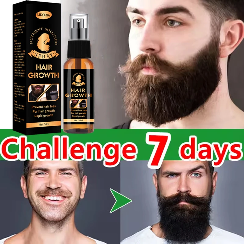 

Fast Beard Growth Serum For Men Promote Beard Regrowth Thicker Longer Fuller Anti Hair Loss Essential Oil Hair Care Product