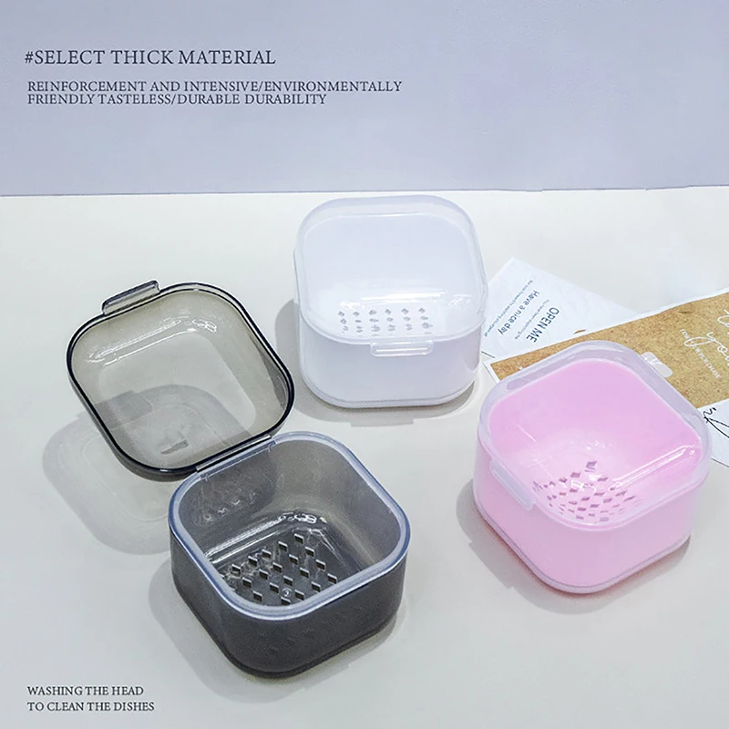 Nail Polish Head Disinfection Box Alcohol Soaking Box Nail Tool Storage Box Cleaning Box Tooth Braces Soak Box