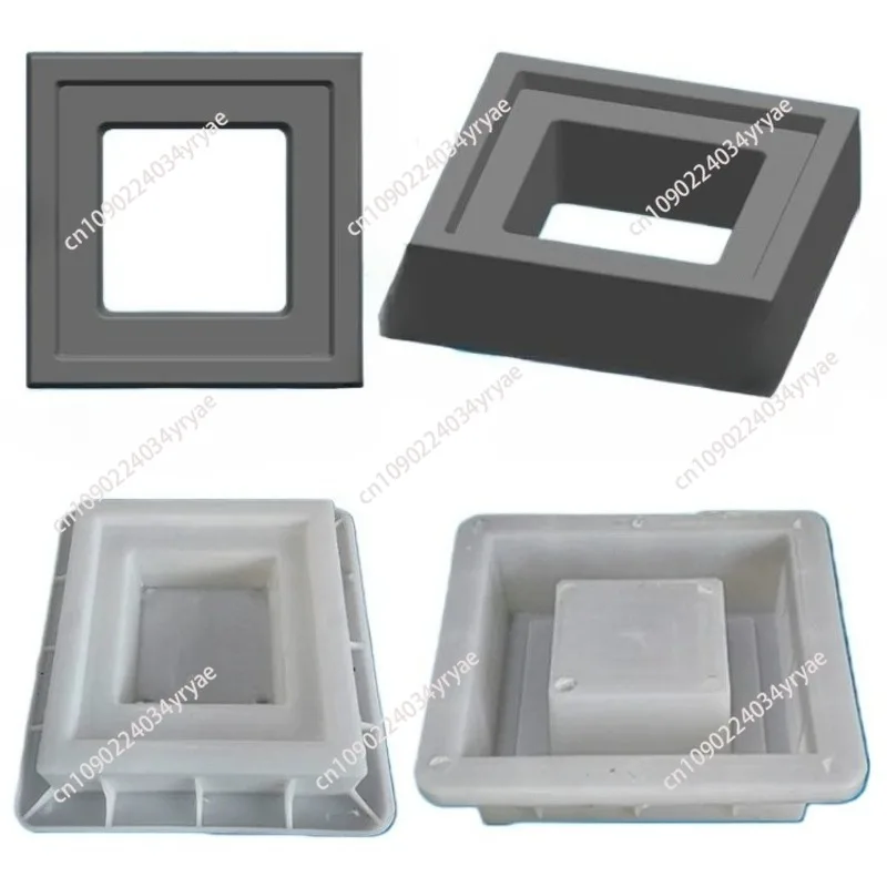 Window Planting Grass Brick Cement Mold Plastic Precast Block Decorative Wall Hollow Flower For Garden Christmas Decoration