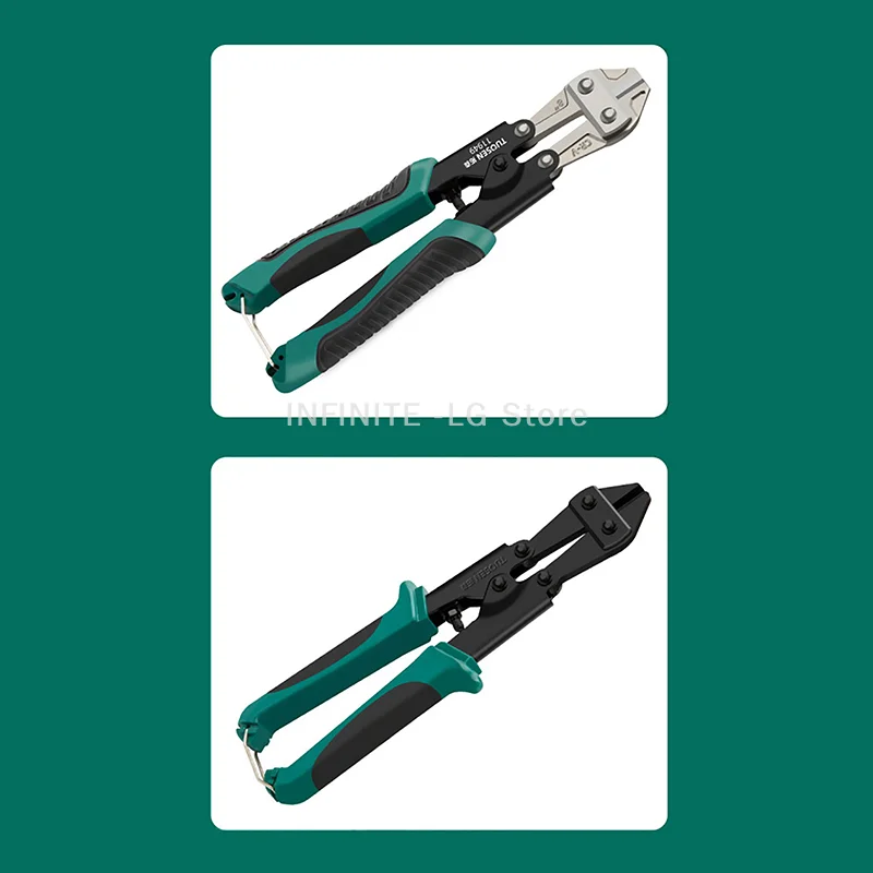 8" Mini Bolt Cutter Multitool Steel Wire Cutter Bolt Cutter Wire Rope Clamp Plier Labor-saving Multi-functional Cutting Scissors