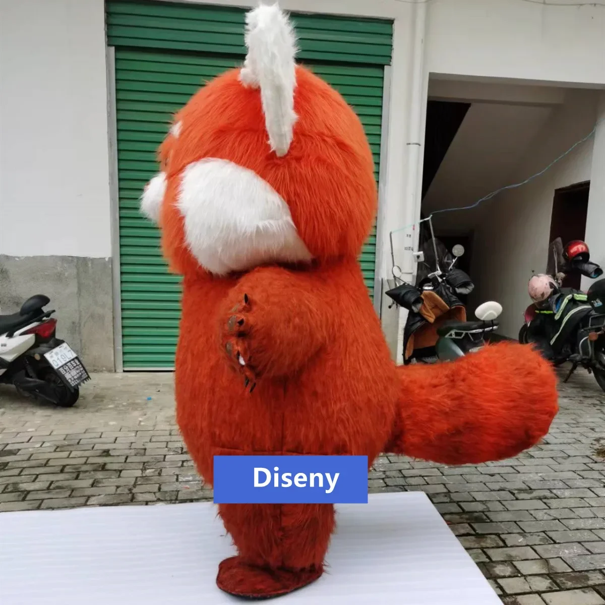 Cosplay 200cm Pixar che gira il Costume della mascotte dell'orso gonfiabile rosso cerimonia pubblicitaria vestito operato festa di carnevale animale eseguire