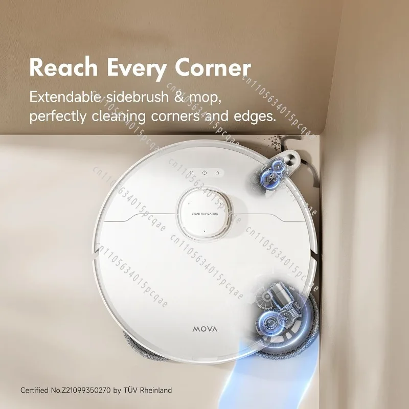 70°F Hot Water Auto Mop Washing & Drying, Dual Spinning Extenable Mop P10S Pro Ultra Robot Vacuum And Mop 11,000Pa Suction