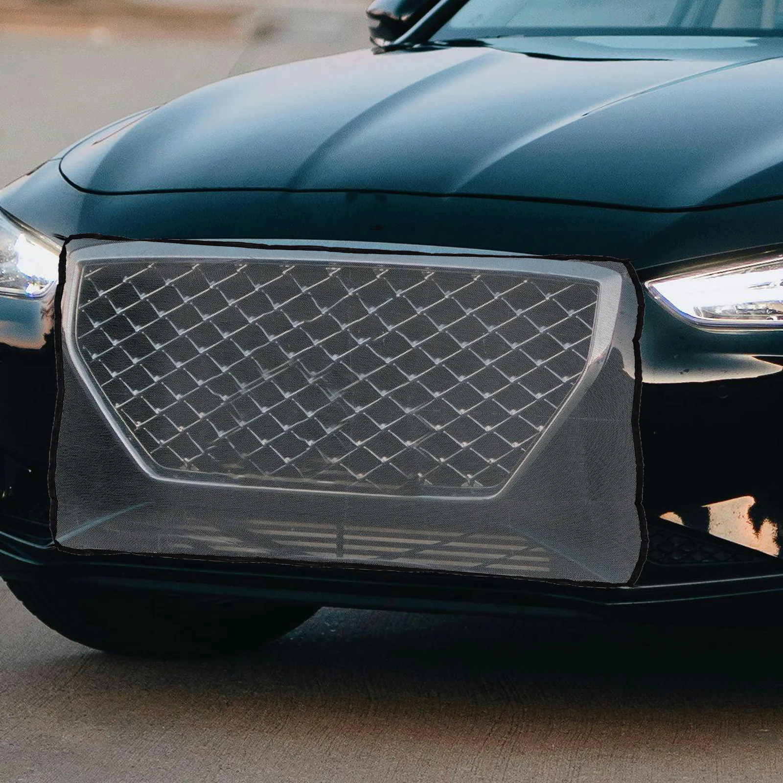 Universal Car Radiator Screen High Density Mesh Net Prevents Fluff Willow Debris Engine Grille Protection