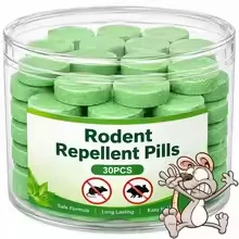 20 Strong Smell Rat Repellent Pill Insect Repellent Pill Humane Deterrent Non Toxic Long Lasting Home Kitchen Garage Pest Contro