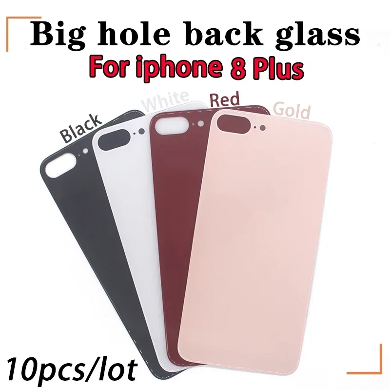 10pcs/Lot For iPhone 8 8Plus XS Max XR Back Glass SE2 SE3 Battery Cover Original Colour Back shell big hole rear glass image 4