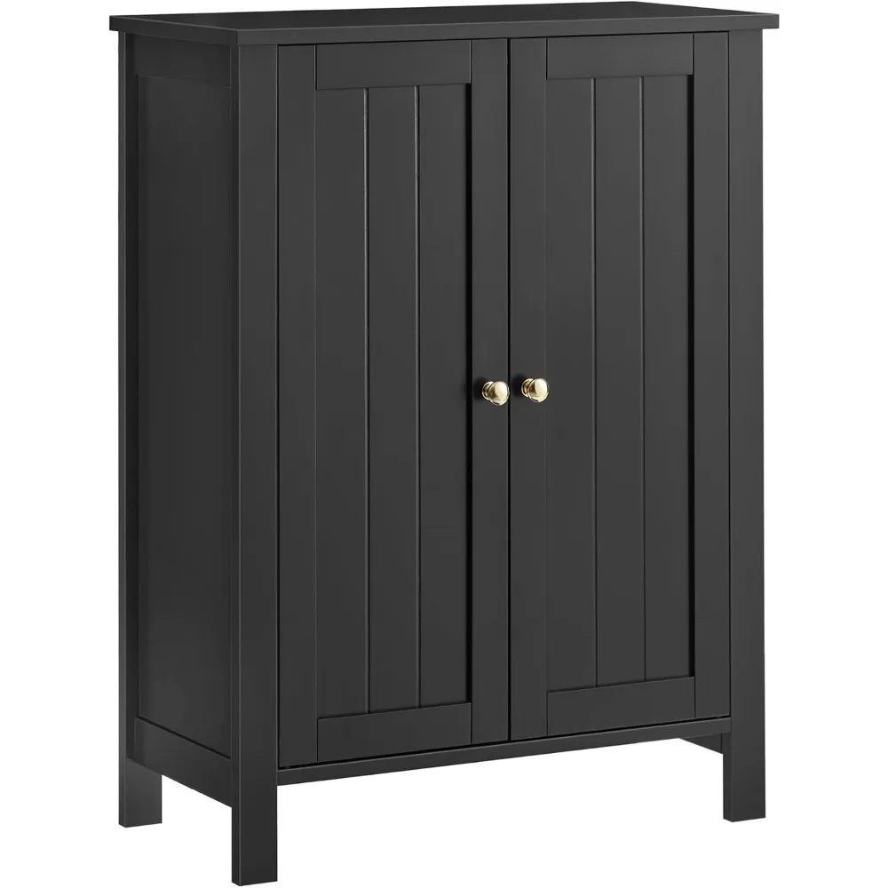 

Bathroom Floor Storage Cabinet, Freestanding Bathroom Storage Unit with 2 Adjustable Shelves, 11.8 x 23.6 x 31.5 Inches, Ink Bl