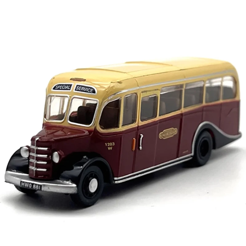 Diecast 1:120 Scale 120OB001 Bus Alloy Automobile Model Exquisite Finished Product Simulation Toy Collection Gift