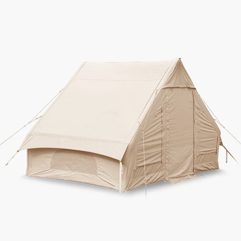 Glamping Waterproof Air Inflatable Camping Tent Cotton Canvas Cabin Tent For Sale