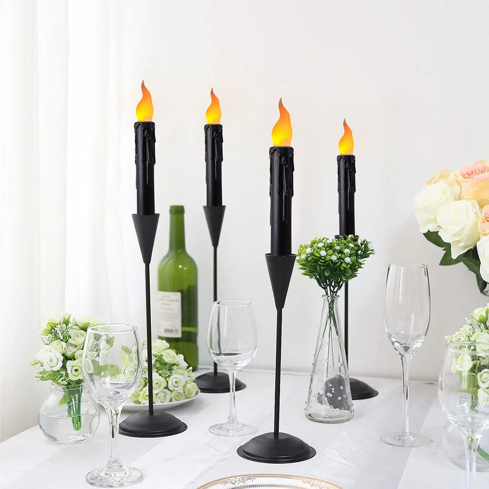 

6Pcs LED Electronic Candles Realistic Electric Candlesticks for Christmas Wedding Party Decoration Non Dazzling Warm Light