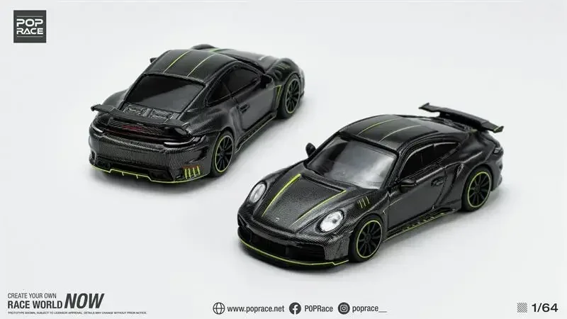 

PopRace 1:64 992 STINGER GTR CARBON EDITION Black Diecast Model Car