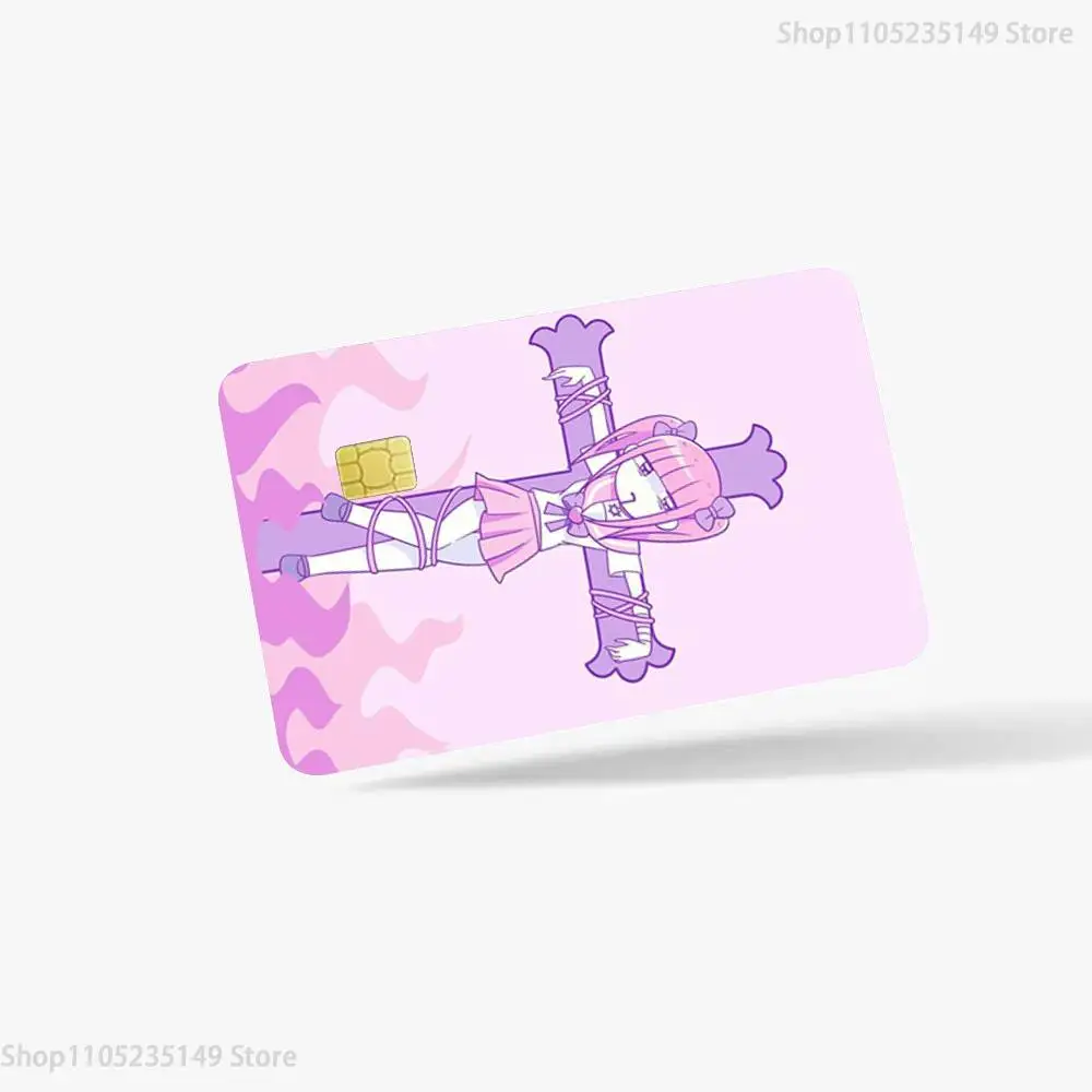 M-Menhera Chan Comic Credit Card HD Stickers Game Card Decal Card Matte Film Skin Small Chip Waterproof Sticker