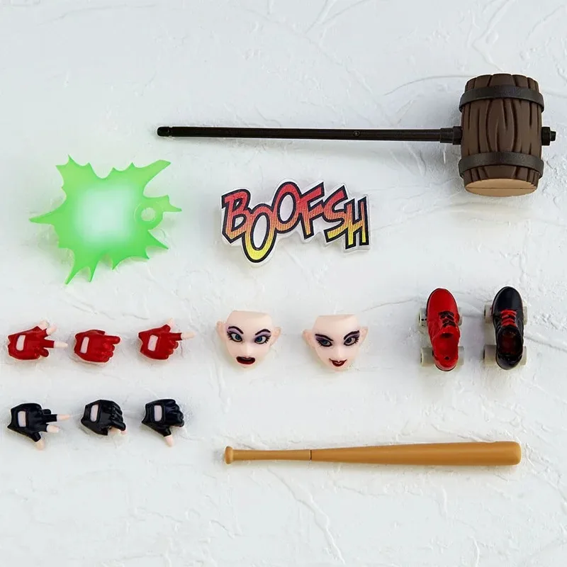 متوفر في المخزون Kaiyodo Harley Quinn Revoltech إعادة طباعة مذهلة Yamaguchi BW 2025 WF طبعة محدودة عمل نموذج لجسم اللعب الهدايا
