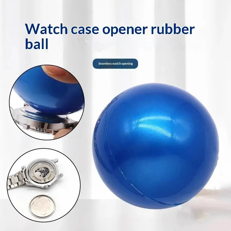 Random Color Watch Case Open Friction Ball Blue 7cm Diameter Durable Rubber Safe Reliable Portable For Pro Watch Repair Tool