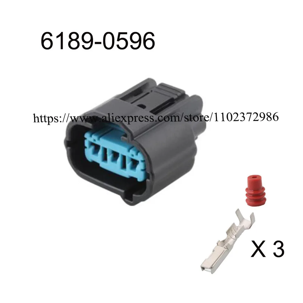 Cabo de conector impermeável automático, plugue automotivo, soquete masculino família, inclui selo terminal, 3 pinos, DT04-3P, DT06-3S, 100Set