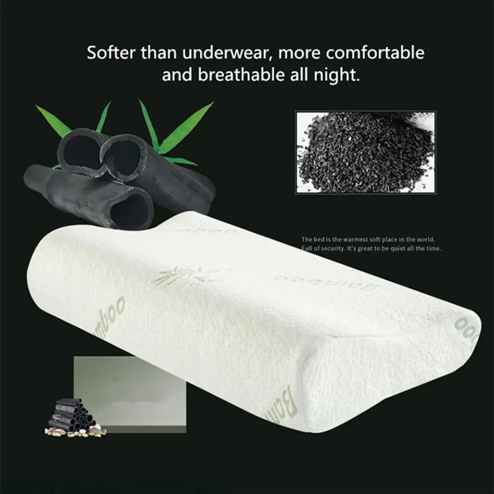 Sleeping Bamboo Memory Foam Orthopedic Pillows Oreiller Pillow Travesseiro Almohada Cervical Almohada de látex
