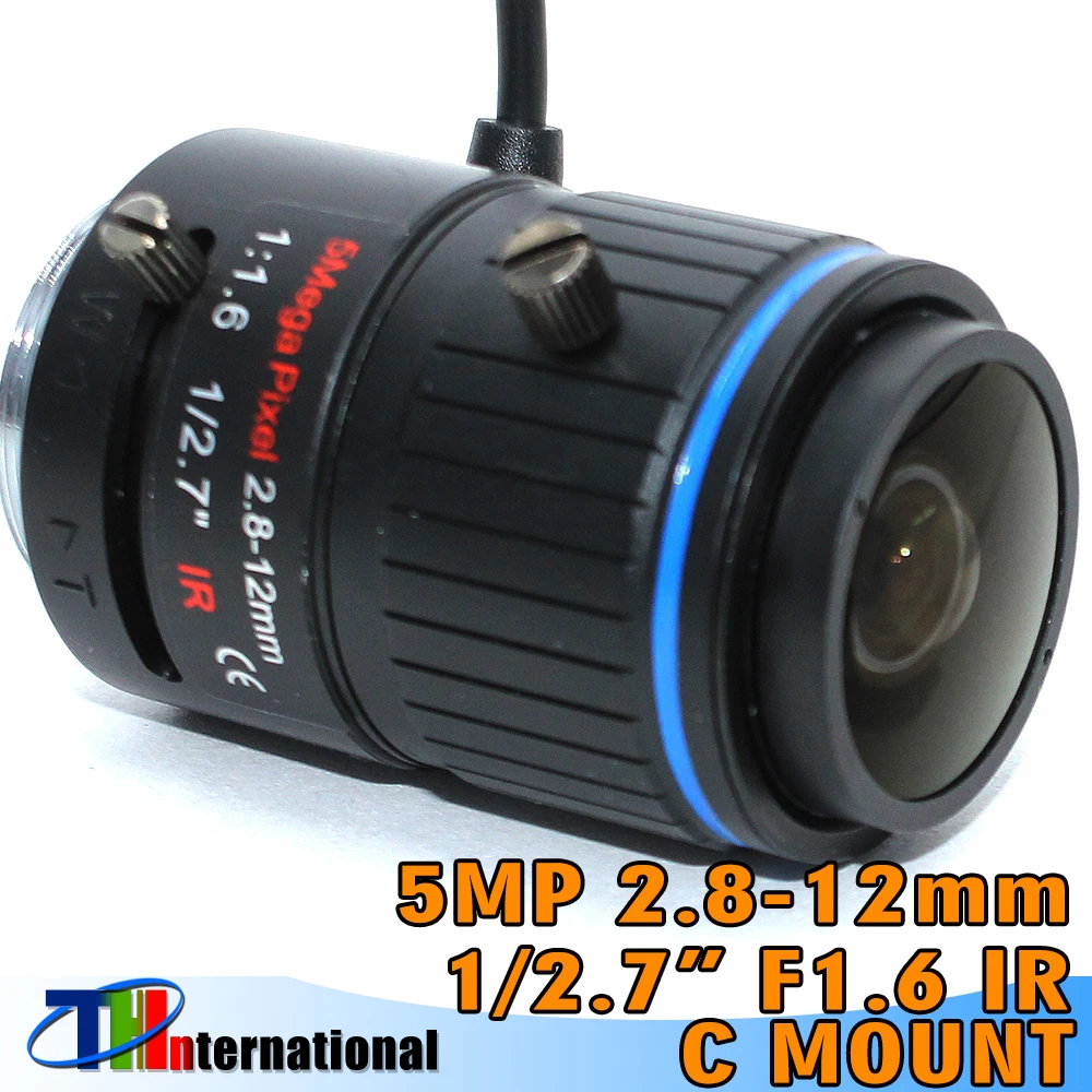 5Megapixel DC AUTO IRIS Varifocal CCTV Lens 2.8-12mm lens 1/2.7