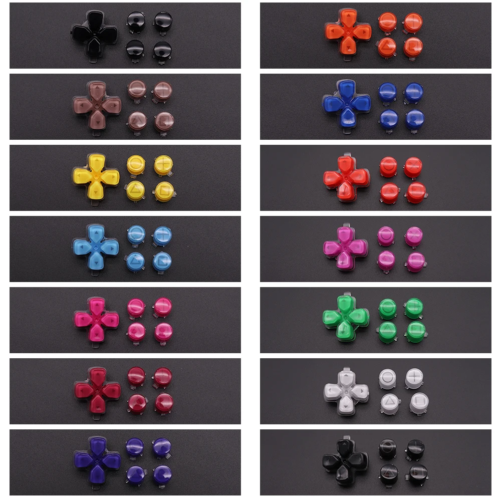 For PS5 Controller Replacement Dpad & ABXY Jelly Buttons Trigger Keys Repair Part for ps5 Gamepad