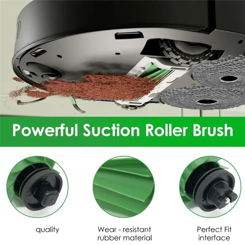 ABWZ-For Irobot Roomba Plus 405 Combo/505 Combo For HOME TIMES Sweeper Replacement Part Main Side Brush Filter Robot Vacuum