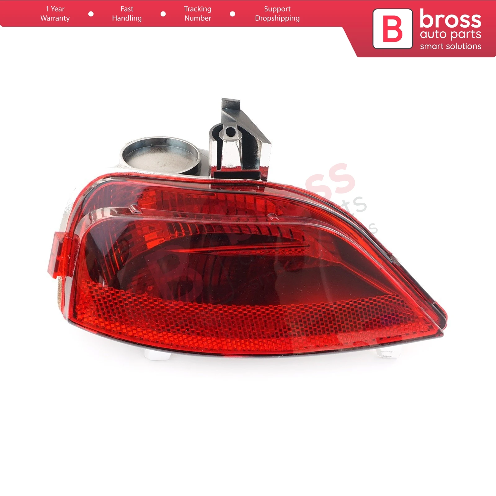 

BSP989-2 Rear Fog End Light Lamp Lens 265605279R Right for Renault Symbol MK3 Logan Sedan Sandero Stepway MK2 Facelift