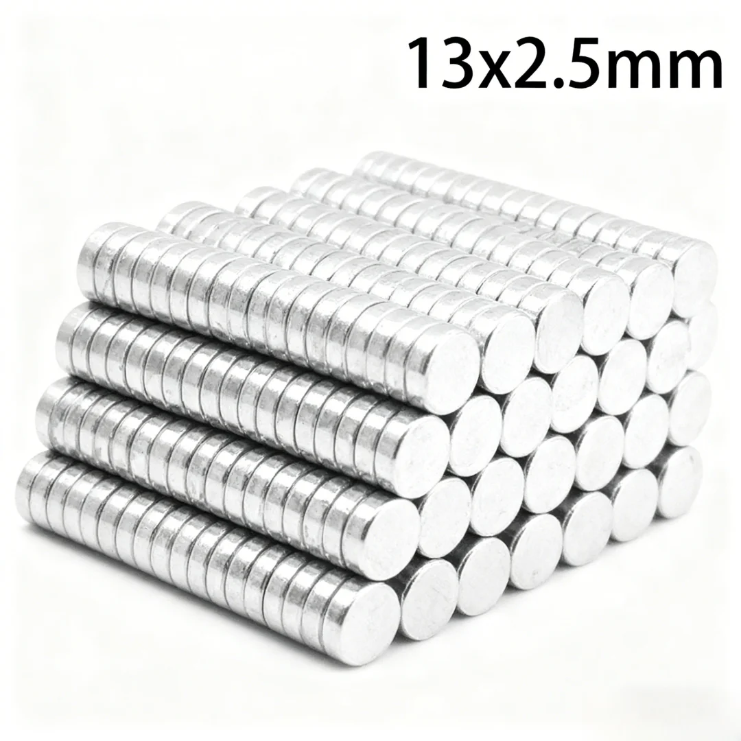 13x2.5mm Round Powerful Magnetic Magnet 13x2.5 Strong Disc Magnets For Fridge Diy Building Scientific Craft Education 13*2.5