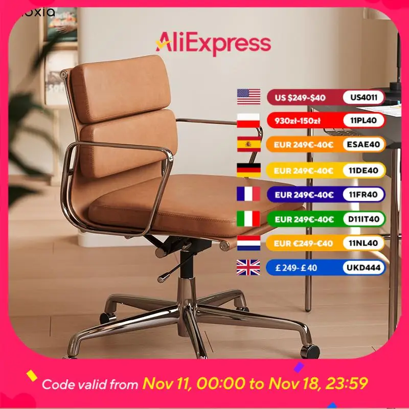 

Meeting Reclining Office Chair Ergonomic Backrest Modern Gaming Office Chairs Luxury Modern Chaise De Bureau Home Furniture