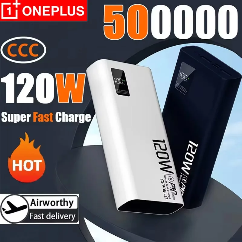 OnePlus 120W Super Fast Charging 200000mAh Digital Display Portable Power Bank With Large Capacity And Super Fast Charging Speed