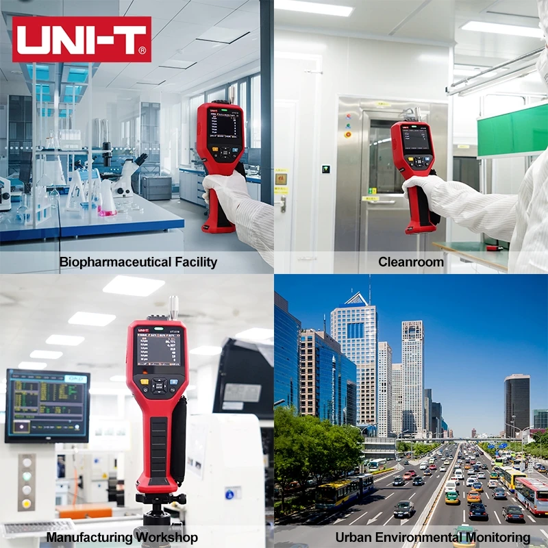 UNI-T UT337B Лазерный счетчик частиц От 0,3 мкм до 10,0 мкм Детектор качества воздуха Счетчик концентрации частиц воздуха Мониторинг