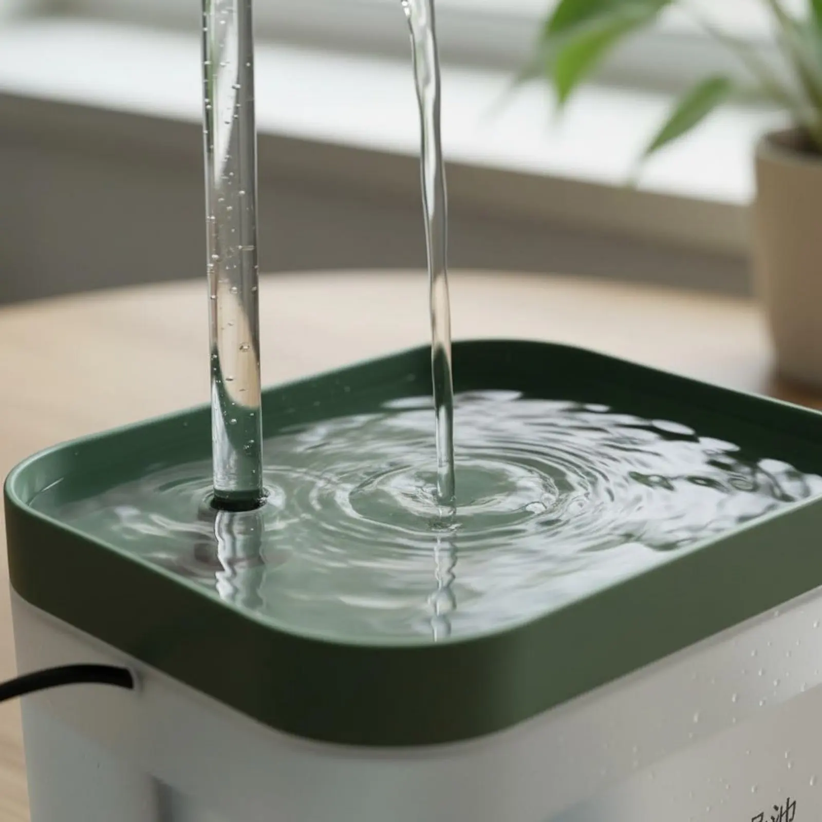 Electric Avian Bath Food-Safe Material Parrot Bathing Tub Automatic Avian Shower With Strainer Circulating Water Water Feature view 6