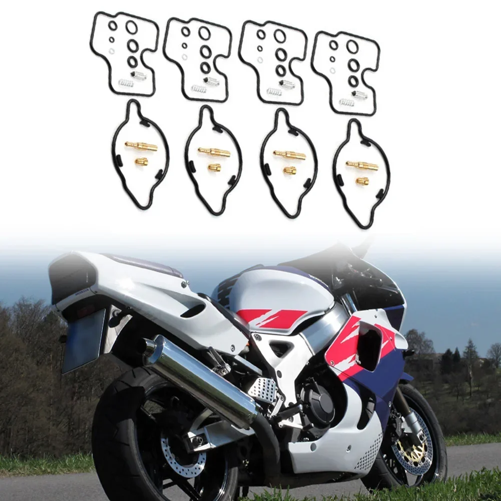 4 комплекта, мотоциклетная модель для Honda CBR900RR Sc28 1993-1995 CBR 900 RR, КАРБЮРАТОР