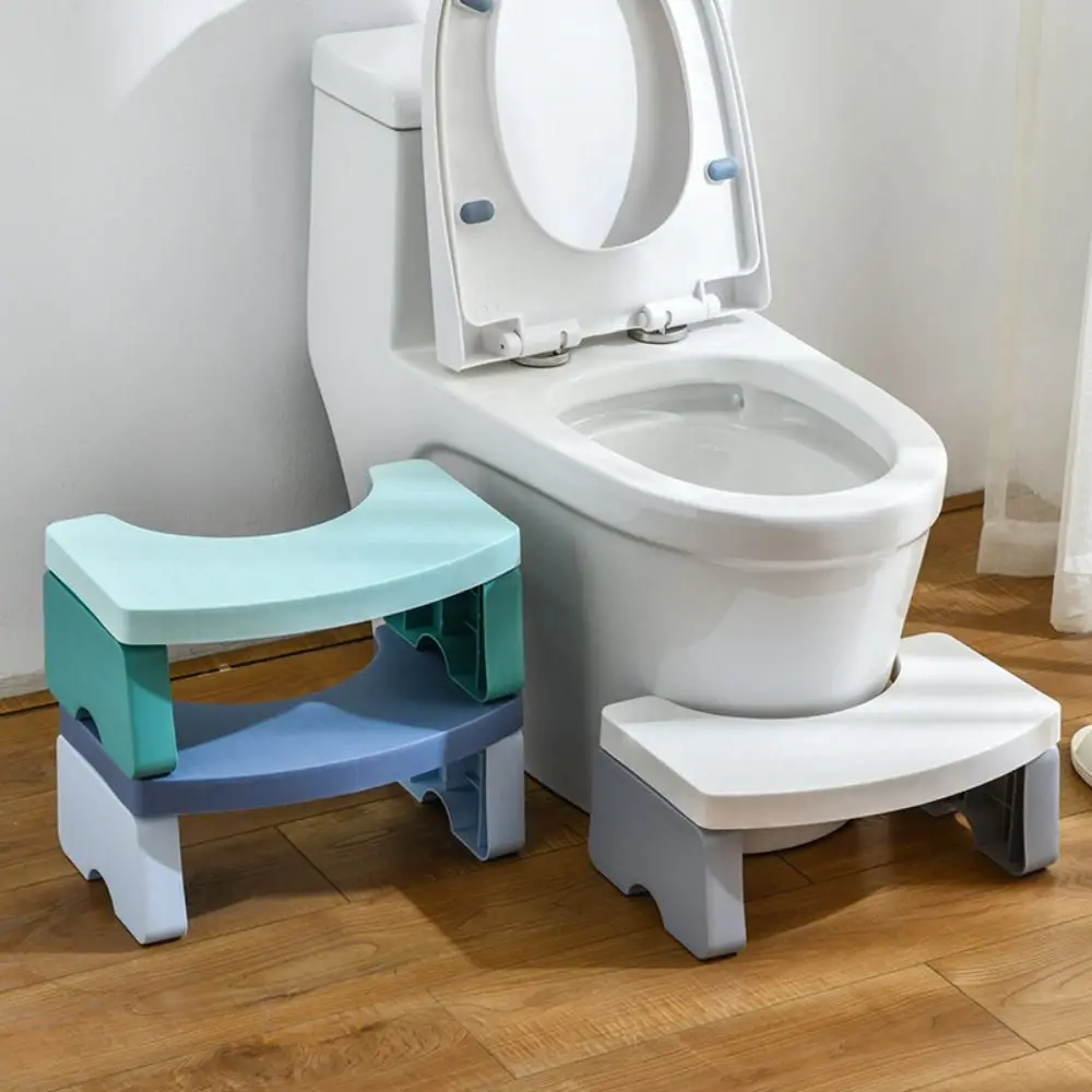 

Portable Toilet Stool Thickened detachable Bathroom Foot Stool Space-Saving Anti Curling Leg Children's Toilet Stool Old People