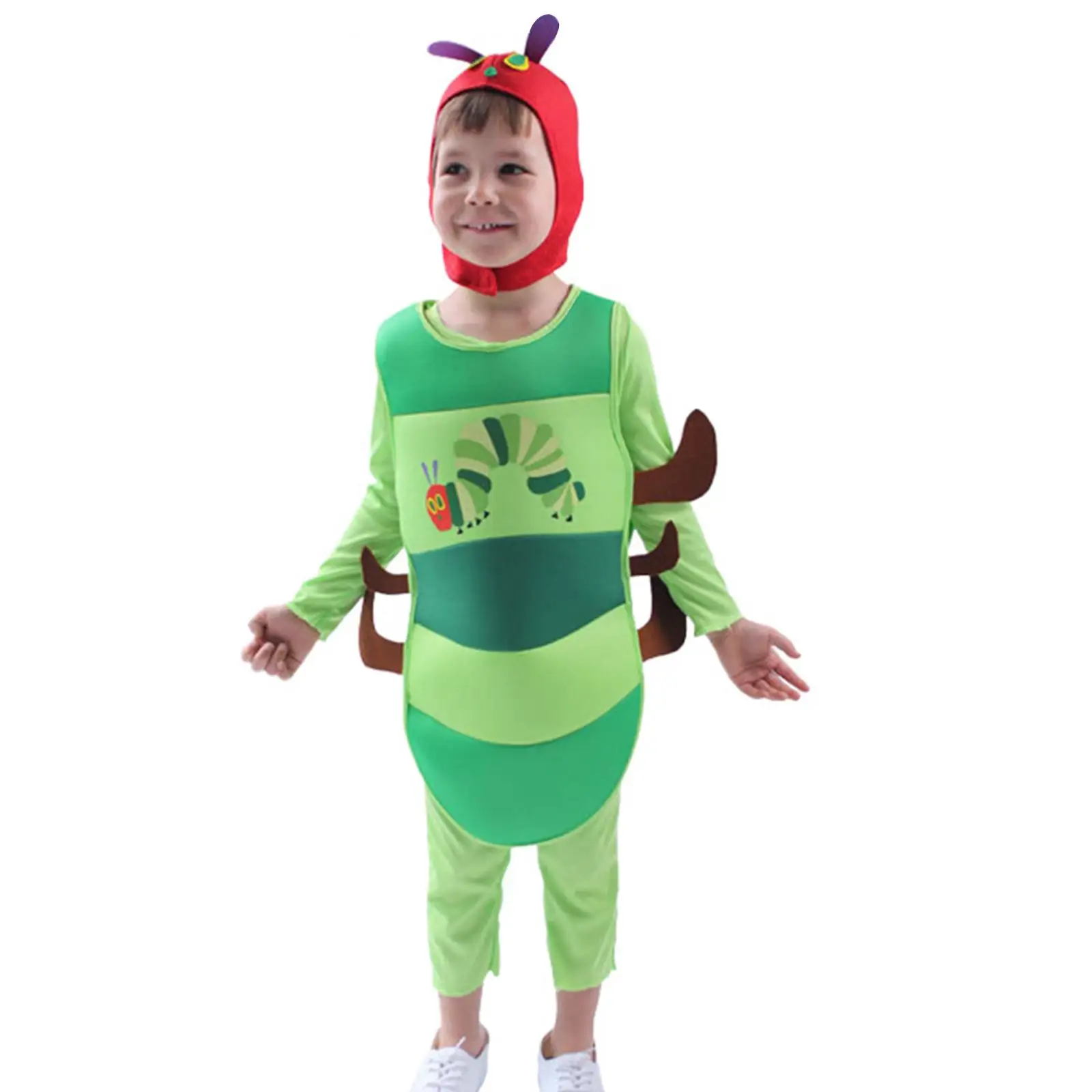キッズ キャタピラー コスチューム コスプレ衣装 ステージパフォーマンス用のかわいい服 XL