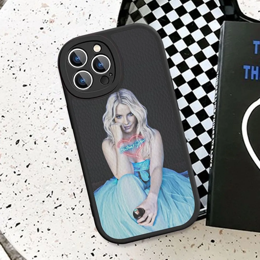 Britney Spears Phone Case Hard Leather For iPhone 14 13 12 Mini 11 14 Pro Max Xs X Xr 7 8 Plus 6 6s