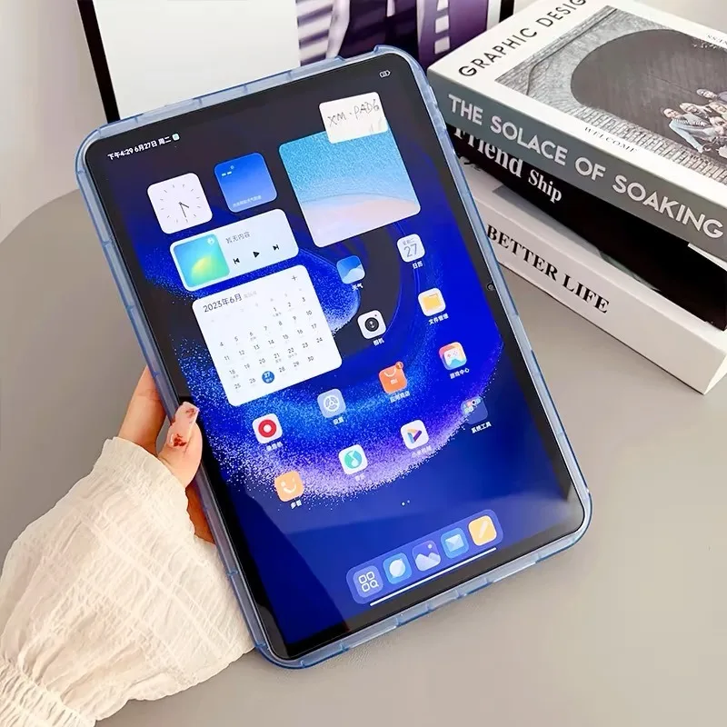 Tablet Case for Xiaomi Pad 6 6S Pro 5 5Pro Redmi Pad 2 2025 PadSE 11 8.7 Soft TPU Back Cover For Xiaomi Pad7 7Pro 11.2 2024 Case 3