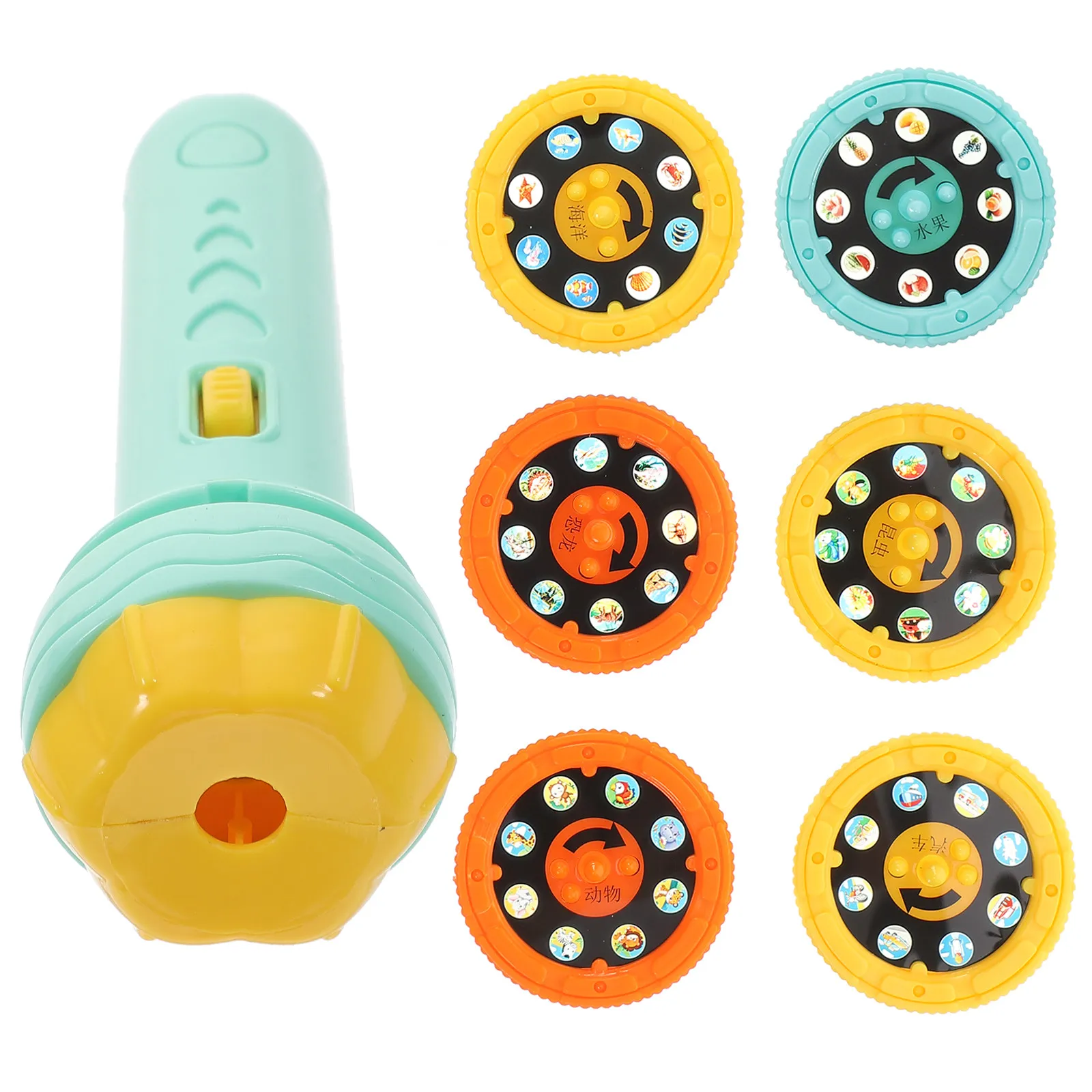 

Набор проекционных фонариков: портативный детский проектор-фонарик для сна, ночного освещения, раннего развития и проекций перед сном