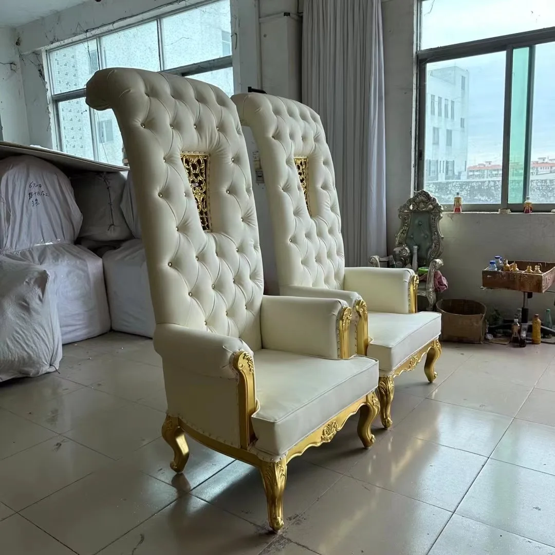 Modern Luxury Black King Throne Chair For Bride And Groom For Wedding Dining Outdoor Living Room Hotel-for Hall And Bedroom