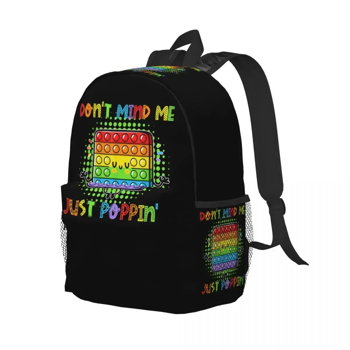 

Классический радужный красочный рюкзак с пузырьками, студенческая сумка для книг для мальчиков и девочек, детская школьная сумка, сумки на плечо для ноутбука для мужчин и женщин
