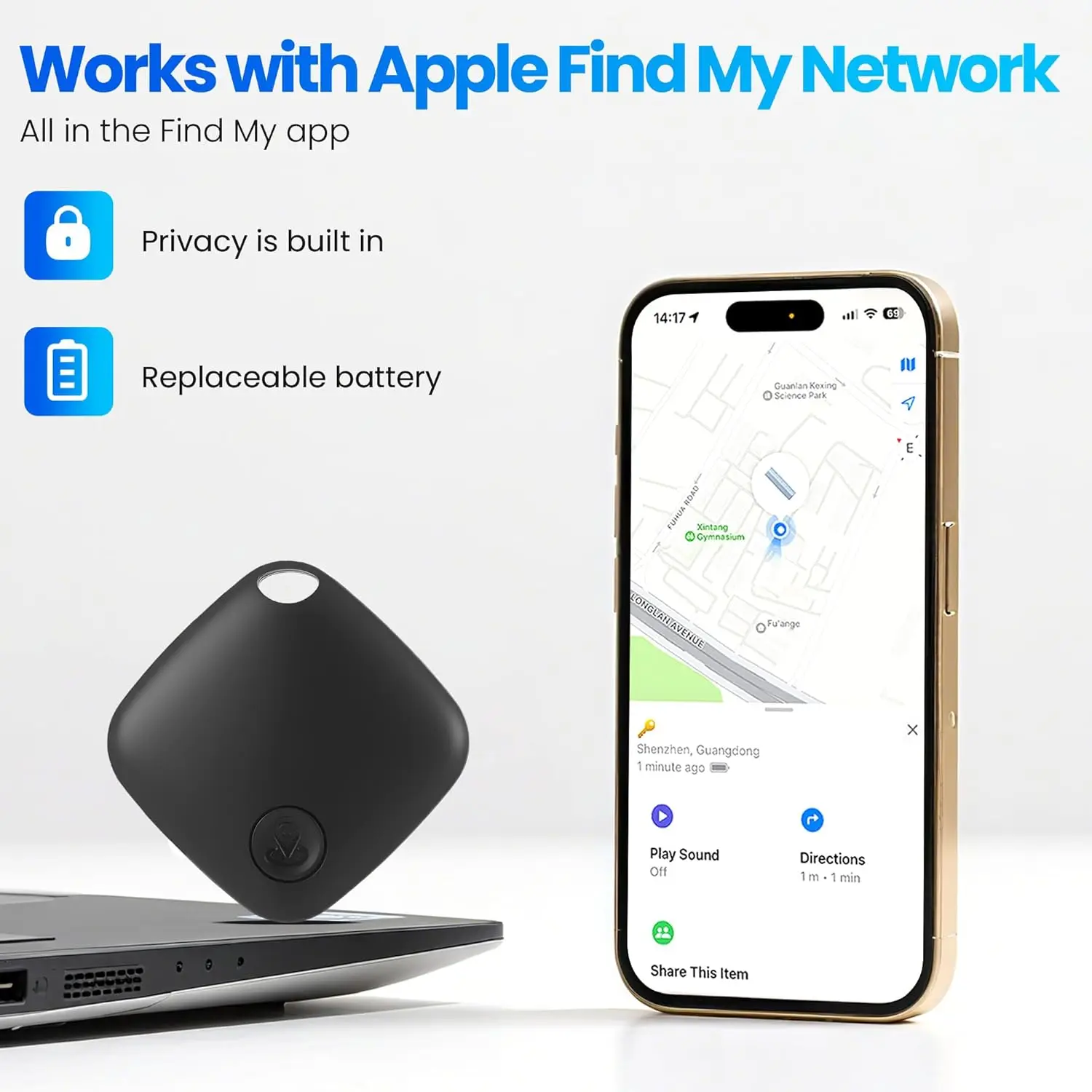 Real-time tracking AirTag Smart Alert Bluetooth Tracker PetTracker Anti-verloren apparaat Compatibel Kinderveiligheid Smart Gadget