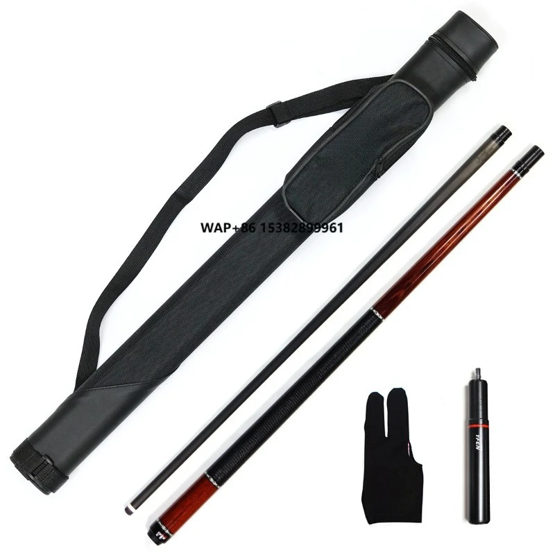 

High-end Billiard Cue Set Premium Quality YFEN 58" Carbon Fiber Shaft 12.5mm Tip 1/2 Billiard Cue with Extension