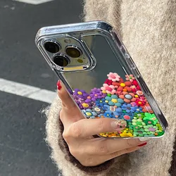 Clear Phone Case For iPhone 11 15  14 12 13 Pro Max XR X Xs 7 8 Plus SE SE3 15promax 14promax Soft TPU Sun Flower Covers Fundas