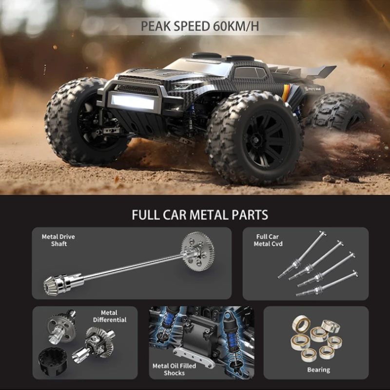 

Mjx 1:12 Brushless Rc Remote Control Car 12212 Four-Wheel Drive Drift Off-Road Vehicle 2.4g High-Speed Car Model Toys Boy Gifts