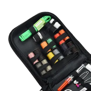 10 iğne, mini taşınabilir seyahat dikiş kutusu ev seti, dikiş seti, saklama torbaları, ev dikiş aksesuarları için çeşitli araçlardaki eşyaların organizatörü 6 Büyük satış, 1 numaralı dikişin organizatörü