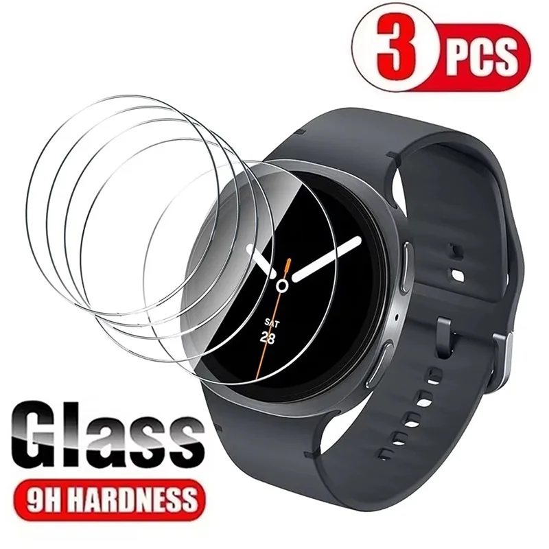 HD Tempered Glass For Samsung Galaxy Watch 7 6 5 4 Full Cover Screen Protector For Galaxy Watch 5 Pro 6 Classic 47 45 44 43 40mm