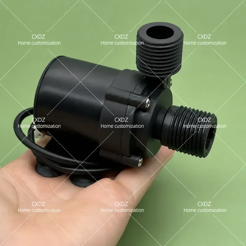 12V Brushless DC Water Pump Solar Electric Water Heater Silent Pressurized Booster Submersible Land Pump
